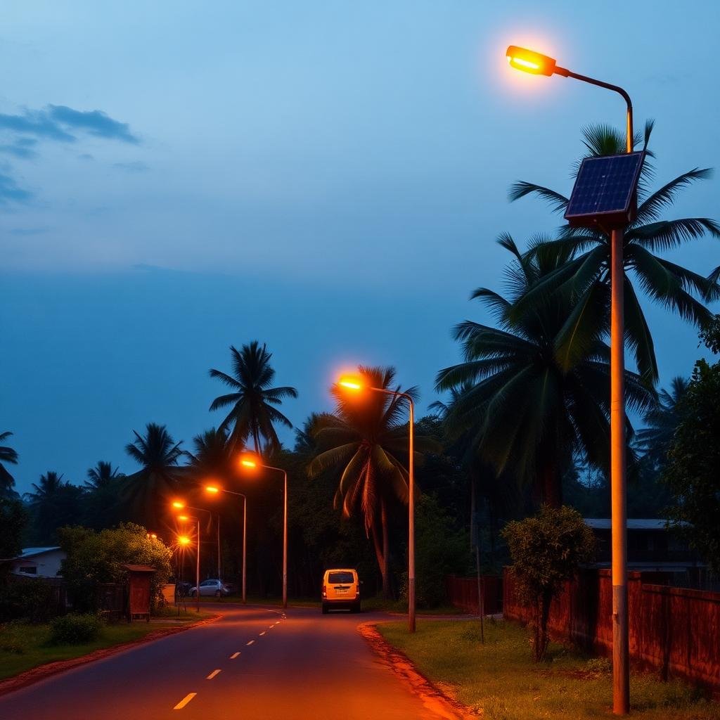 Solar Street Lights — Curtorim, Salcete